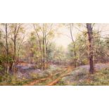 Deborah Poynton (born 1970)/Lavender Wood/oil on canvas,