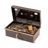 A box of sundry coins, British and foreign,