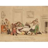 French School, 19th Century/L'Apres-Dinee des Anglais/hand coloured engraving,