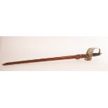 A George V ceremonial dress sword with leather scabbard CONDITION REPORT: Condition