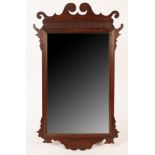 An 18th Century upright wall mirror,