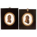 John Miers (circa 1758-1821) and John Field (1758-1821)/Silhouette Portrait of Mrs