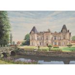 Michael Long (born 1940)/Chateau d'Issan/oil on canvas, 49.