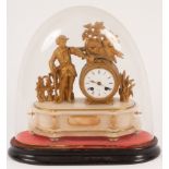 A 19th Century French gilt metal mantel clock by PBB of Paris,