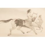 Malcolm Ashman (born 1957)/Two Centaurs/one paying a Lyre/monogrammed and dated 06/pencil,