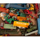 A quantity of Dinky and other die cast vehicles including Merryweather Marquis Fire Tender,