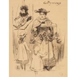 Samuel Loxton (1857-1922)/Gollywogs/monogrammed/pen and ink, 20.