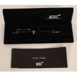 A Mont Blanc pen with 14k 4810 nib CONDITION REPORT: Appears in overall good