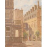 Laurence Belbin (born 1958)/Bath Street Scene, 1996/oil on board,