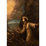 Domenico Robusti, called Domenico Tintoretto/Saint Francis Receiving the Stigmata/oil on canvas,