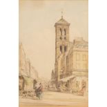 Nathaniel Sparks/ (1880-1957)/Holy Redeemer Church, Clerkenwell/signed/watercolour, 30.5cm x 20.