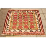 A South West Persian Qashgai Kilim rug,