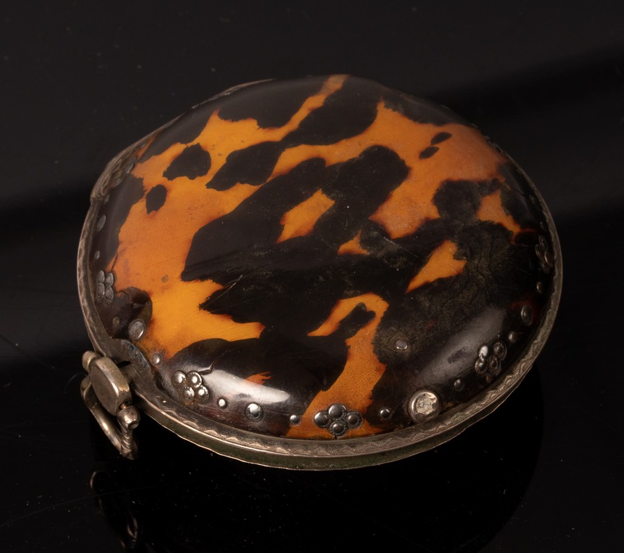 An early 19th Century tortoiseshell and silver triple-cased pocket watch, George Prior, London, - Image 3 of 13