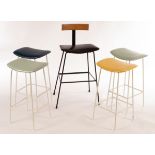 Frank Guille for Kandya, a Program bar stool, designed 1950s,