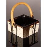 John Maltby (1936-2020), stoneware basket form,