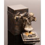 Stuart Devlin (1931-2018), a silver and silver gilt Christmas Carol box,