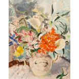 Cathleen Mann (1896-1958)/Vase of Flowers/oil on canvas, 76cm x 64cm,