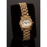 A lady's 18ct gold 'Happy Sport' watch by Chopard,