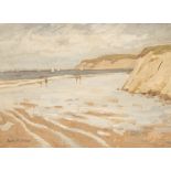 Anton Matthews RCA (1925-2008)/Wet Beach/signed lower left/oil on board, 29cm x 39.