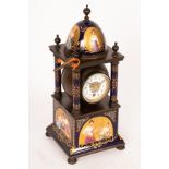 A late 19th Century mantel clock,