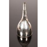 A George III silver wine funnel, possibly Samuel Whitford, London 1800,