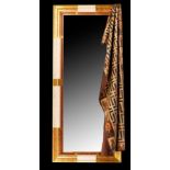 A large contemporary mirror by John Harwood,