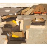 Van Ngoc (born 1959)/Boats on an Estuary/signed and dated '96/gouache, 58cm x 66.