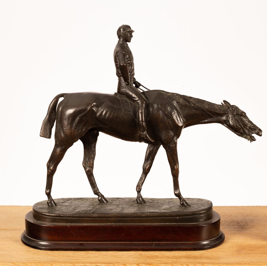 After John Willis Good (1845-1879)/Before the Race and After the Race/a pair of bronze studies of - Image 2 of 5