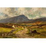 Rowland Hill (1915-1979)/Muckish Mountain, Falcarragh, Co Donegal/signed and dated 1940/oil on card,