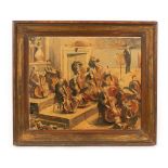 John Albert Cooper (1894-1943)/The Double Bass/Sir Thomas Beecham's Orchestra Rehearsing/signed/oil