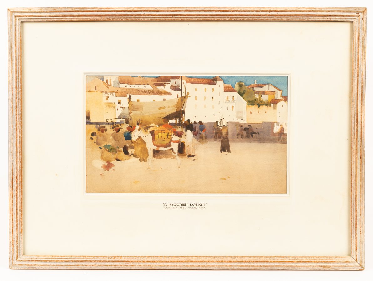 Arthur Melville (1855-1904)/Moorish Market/watercolour, 21. - Image 2 of 4