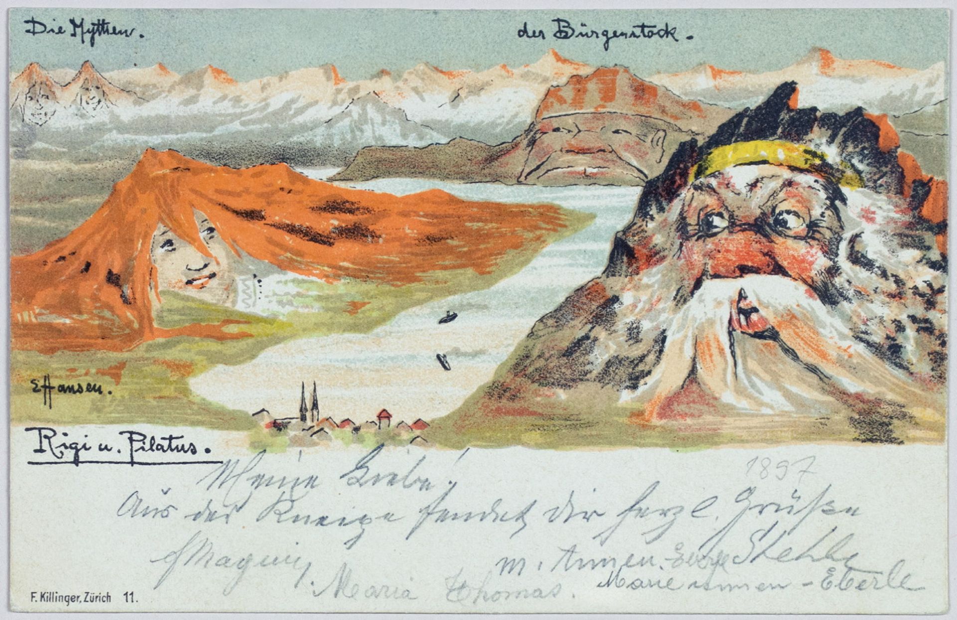 Emil Nolde. Bergpostkarten. - Bild 8 aus 15