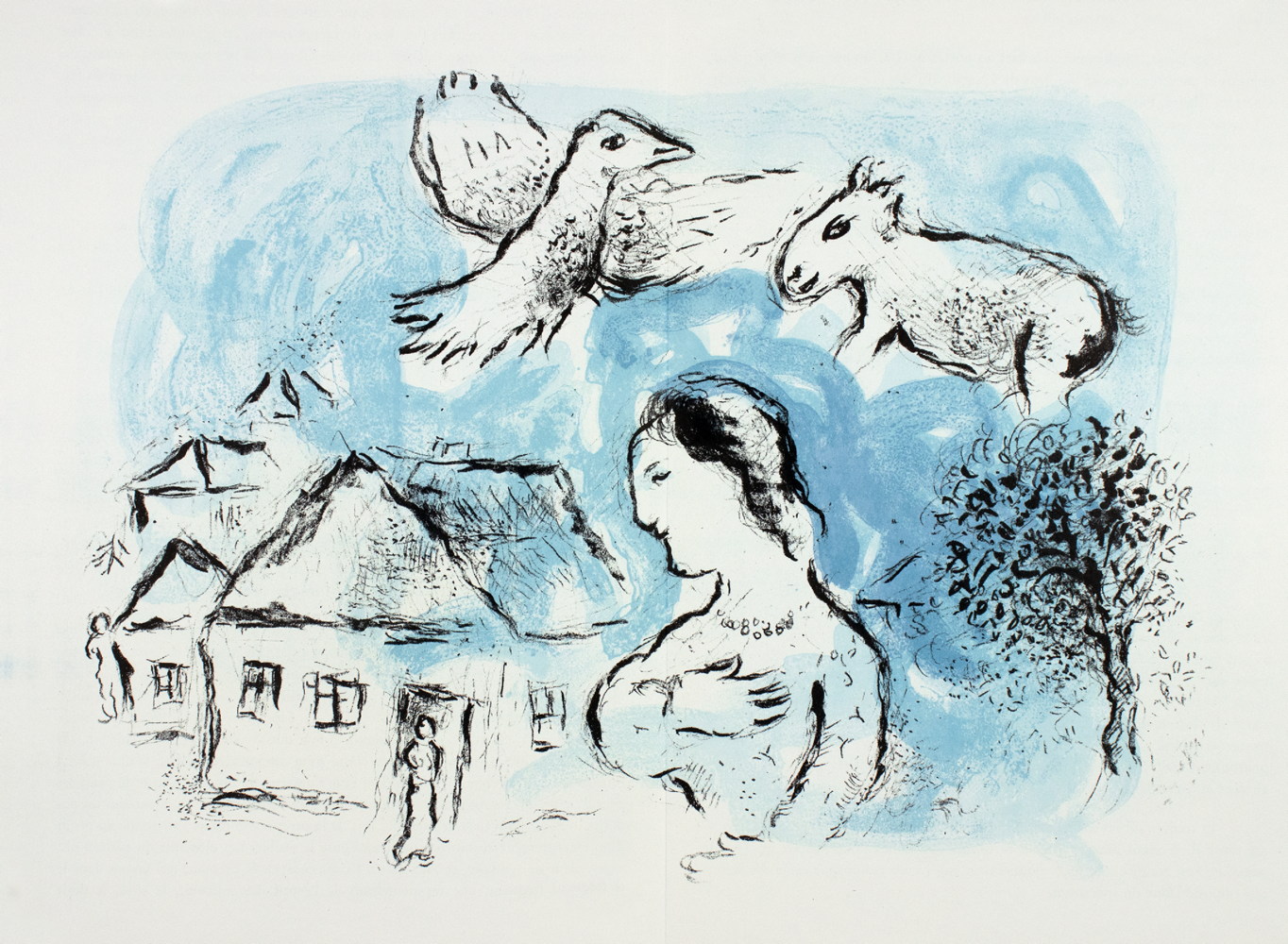 Marc Chagall. Vier Hefte der Reihe »Derriere le miroir«. - Image 3 of 5