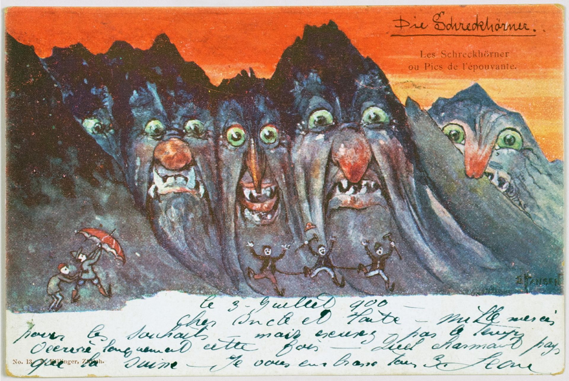 Emil Nolde. Bergpostkarten. - Image 9 of 15