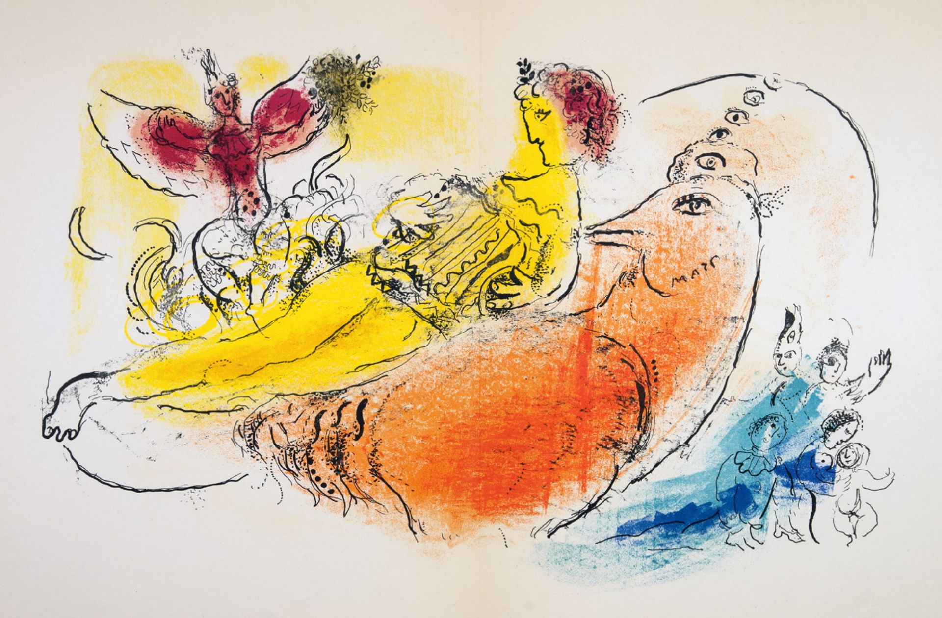 Marc Chagall - Derrière le miroir. - Image 2 of 2