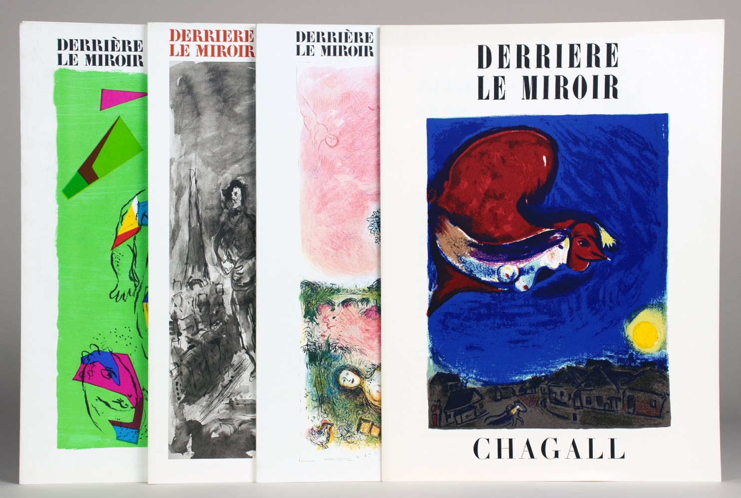 Marc Chagall. Vier Hefte der Reihe »Derriere le miroir«.