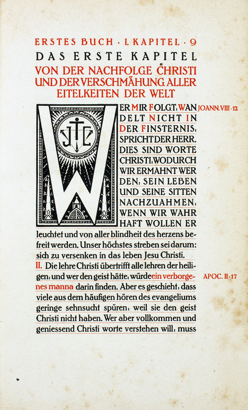 Melchior Lechter - Thomas von Kempen. Die vier Bücher von der Nachfolge Christi. - Image 3 of 3