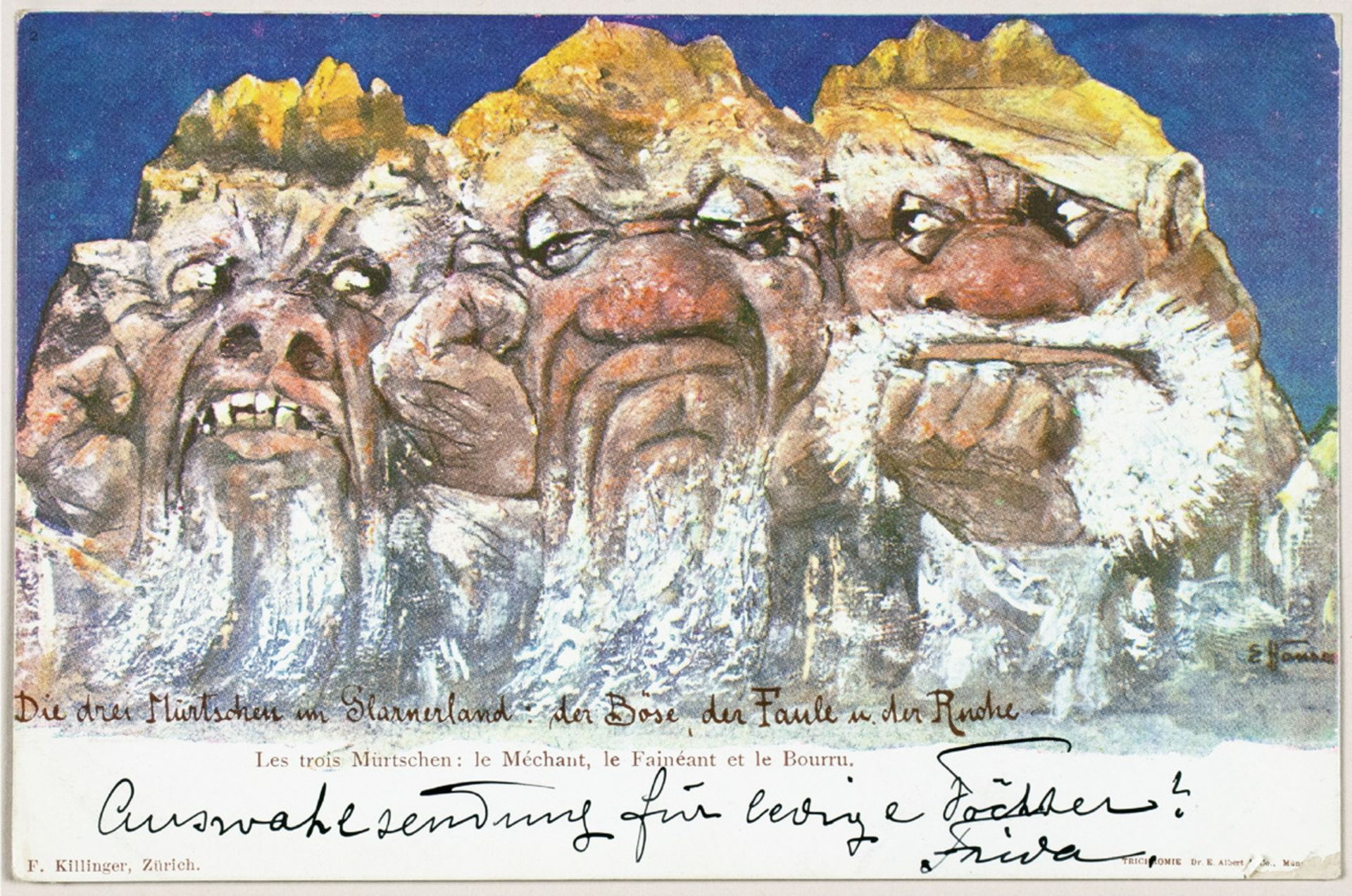 Emil Nolde. Bergpostkarten. - Image 2 of 15