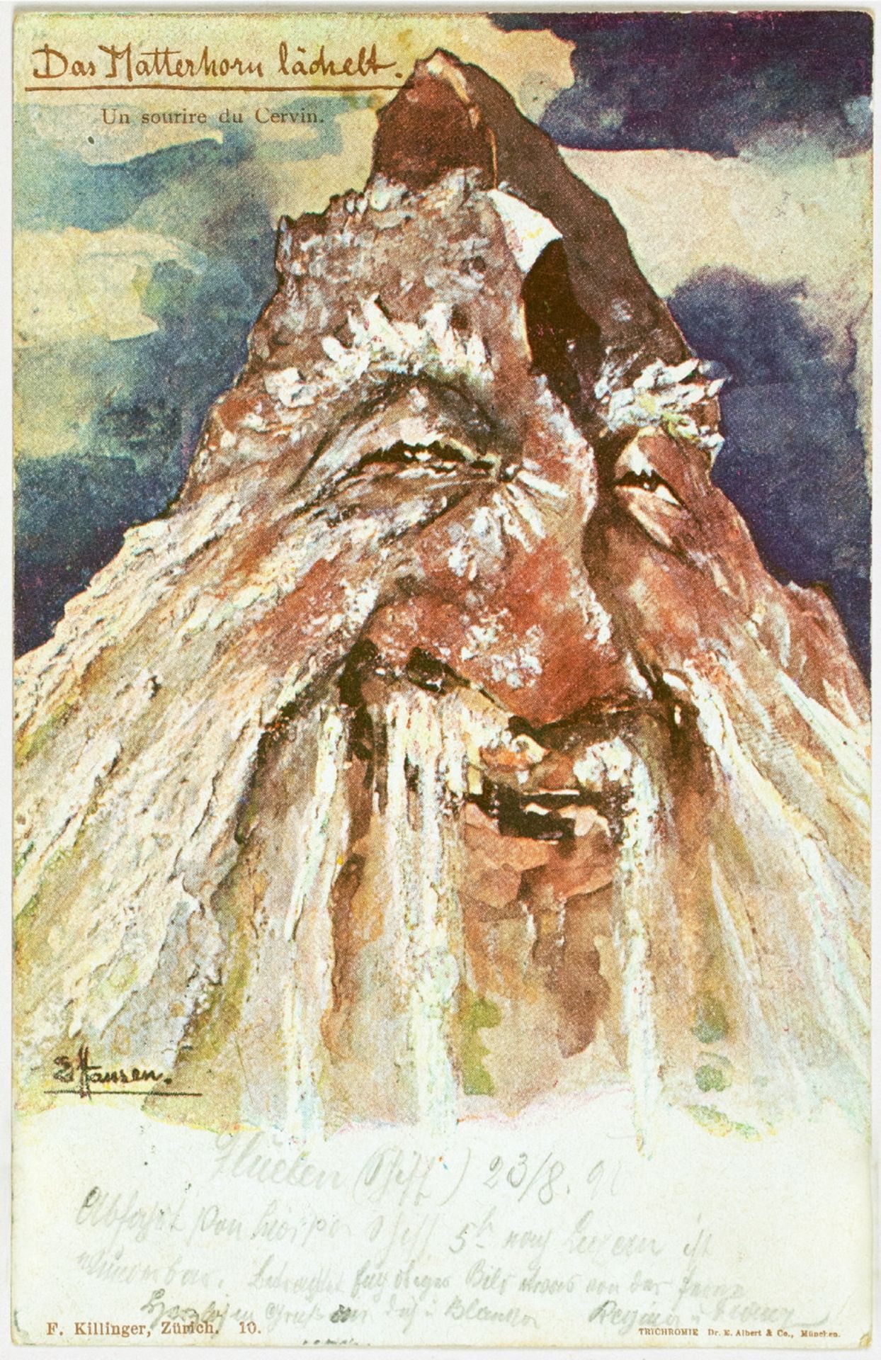 Emil Nolde. Bergpostkarten. - Image 7 of 15
