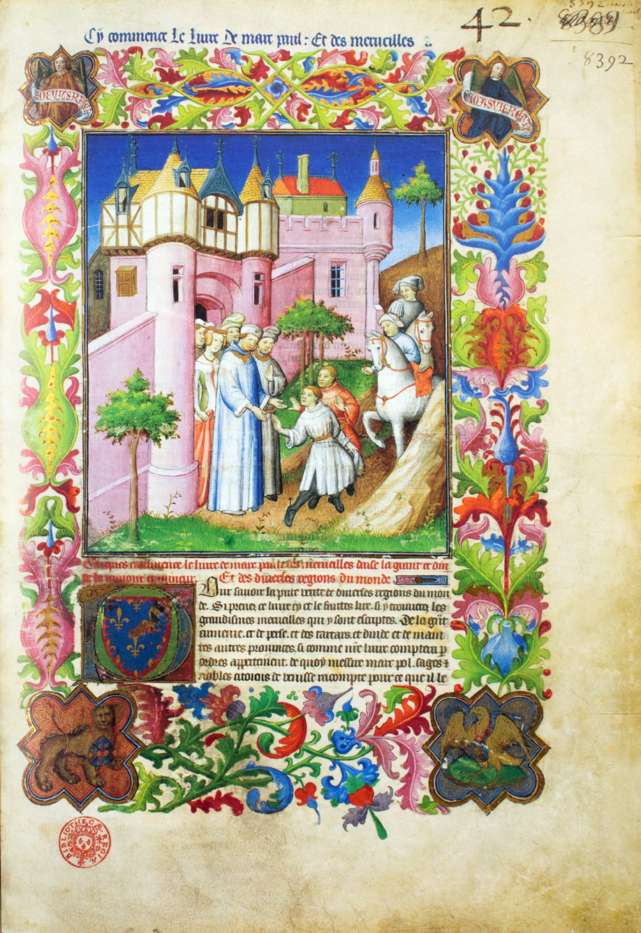 Faksimiles - Marco Polo. Le Livre des Merveilles. Das Buch der Wunder. - Image 2 of 2