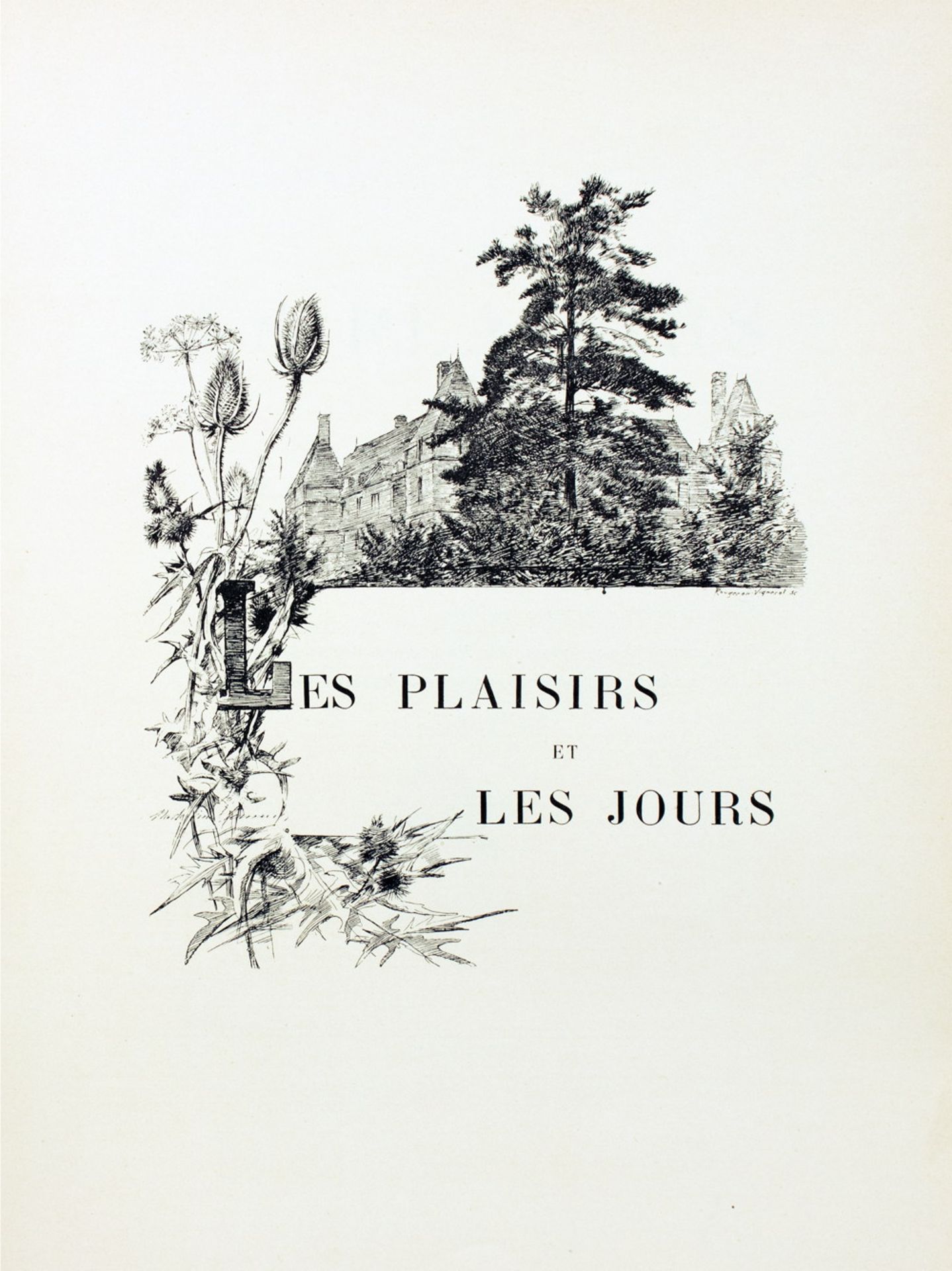Marcel Proust. Les plaisirs et les jours. - Bild 2 aus 5