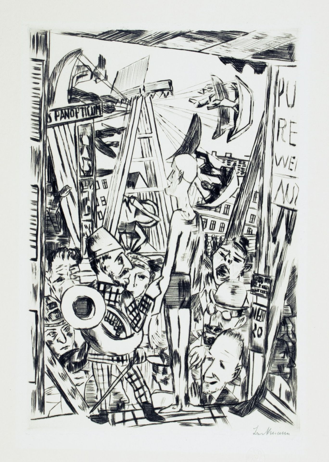 Max Beckmann. Jahrmarkt. - Image 6 of 11