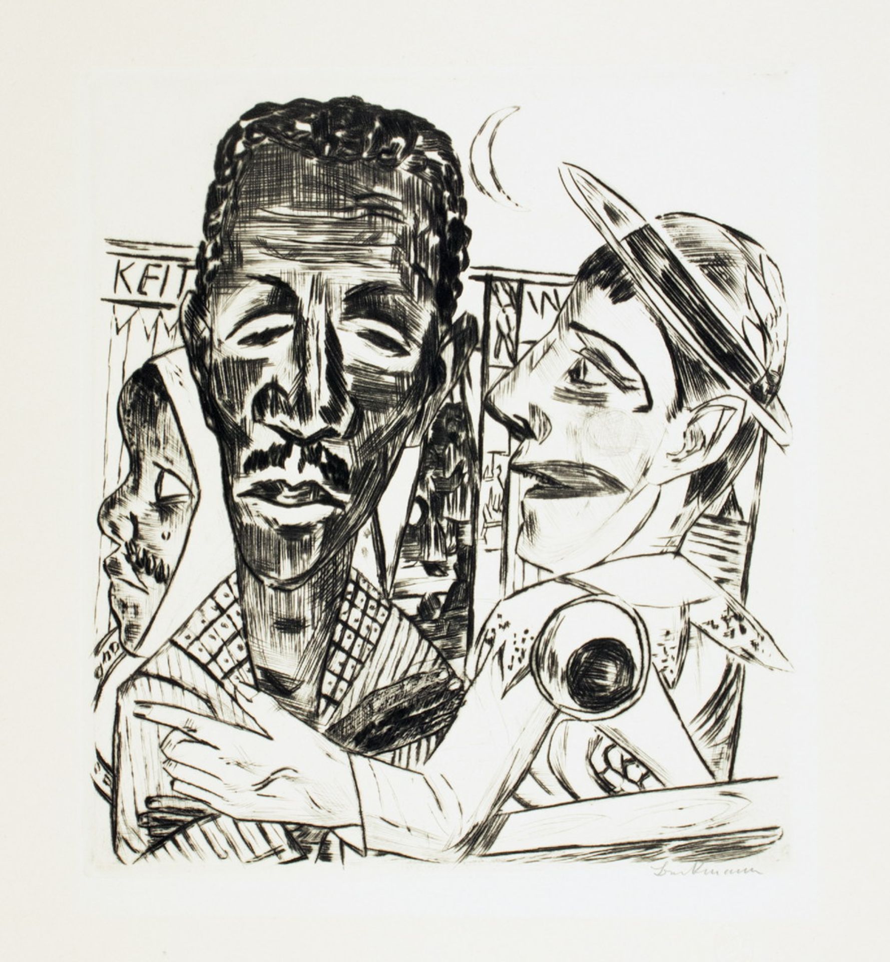 Max Beckmann. Jahrmarkt. - Image 7 of 11