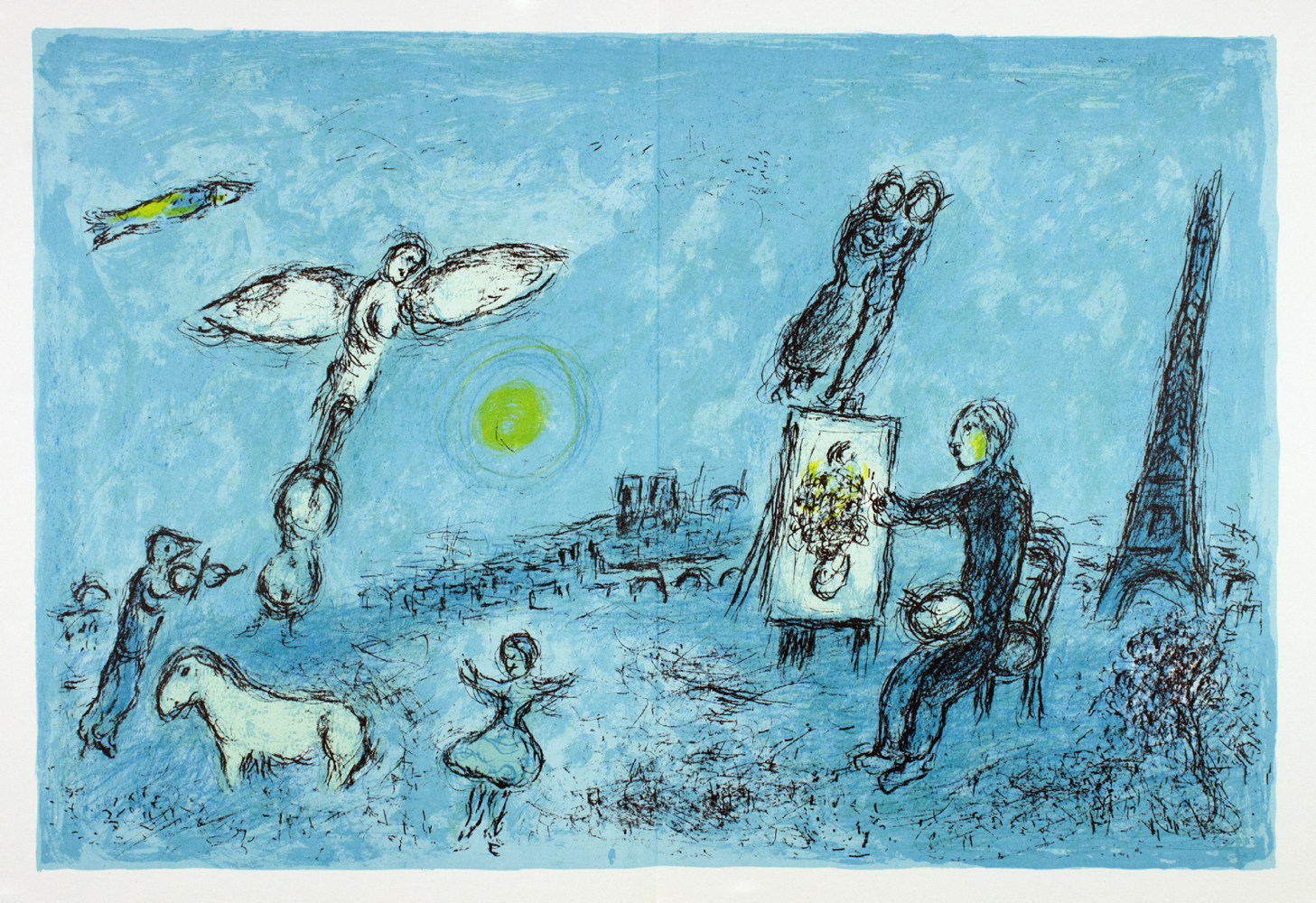 Marc Chagall. Vier Hefte der Reihe »Derriere le miroir«. - Image 4 of 5