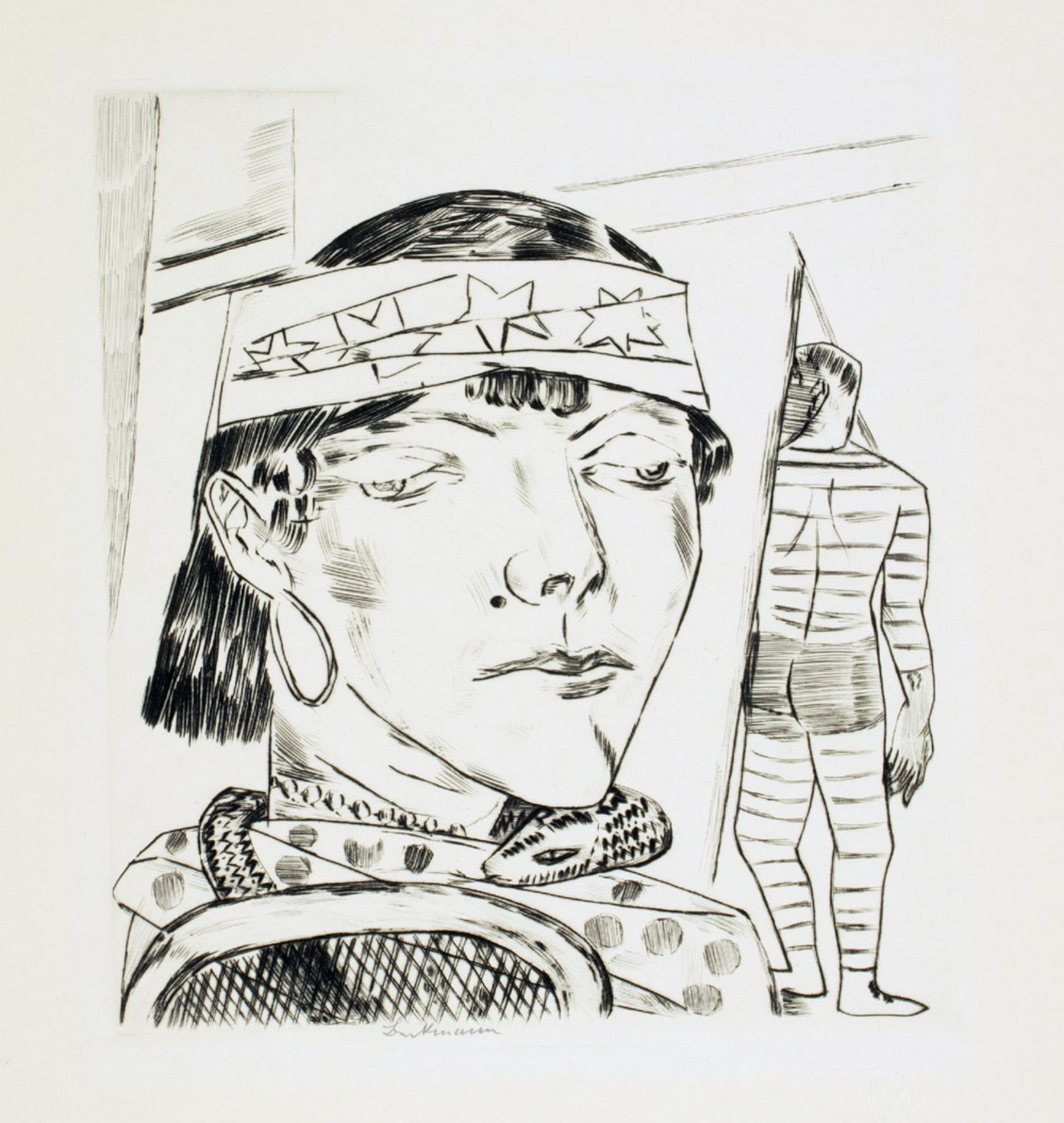 Max Beckmann. Jahrmarkt. - Image 11 of 11