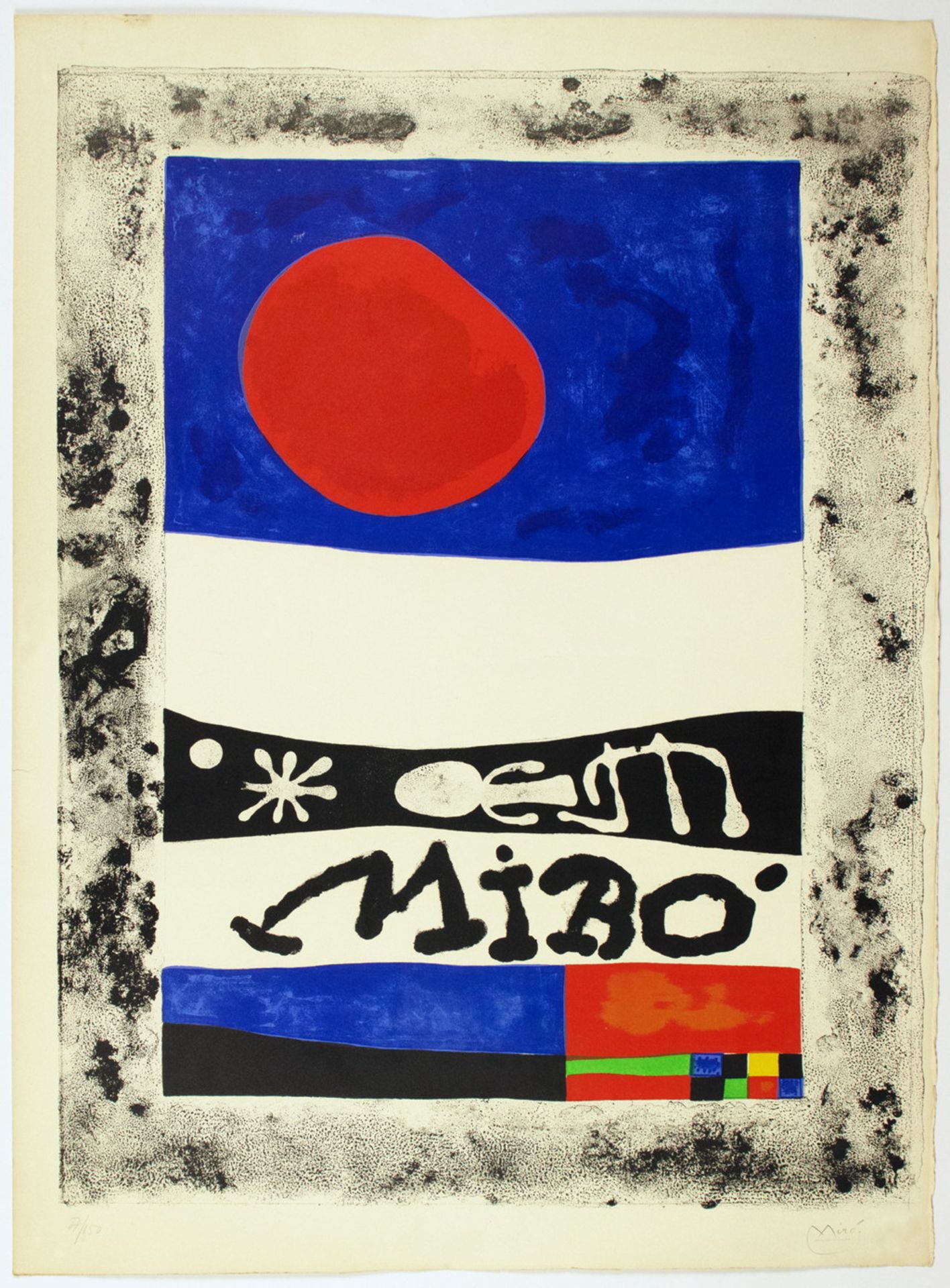 Joan Miró. Œuvres récentes. Exposition à la Galerie Maeght.