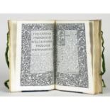 Kelmscott Press - William Morris. The Earthly Paradise.
