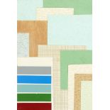 Rudolf Ortner. Bhs [Bauhaus]-Berlin. Farbkarte und Tapeten.