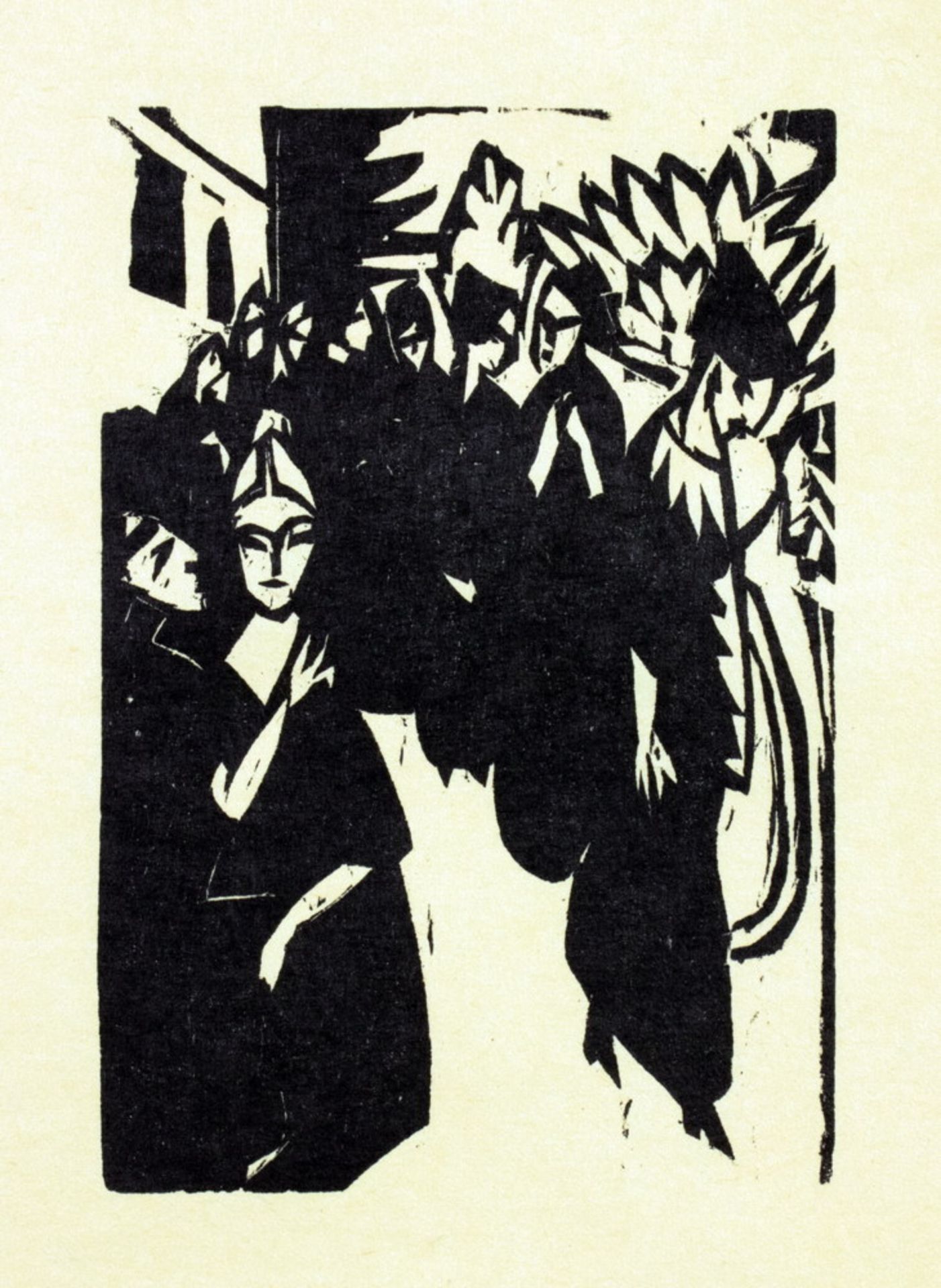 Ernst Ludwig Kirchner - Alfred Döblin. Das Stiftsfräulein und der Tod. - Image 4 of 5