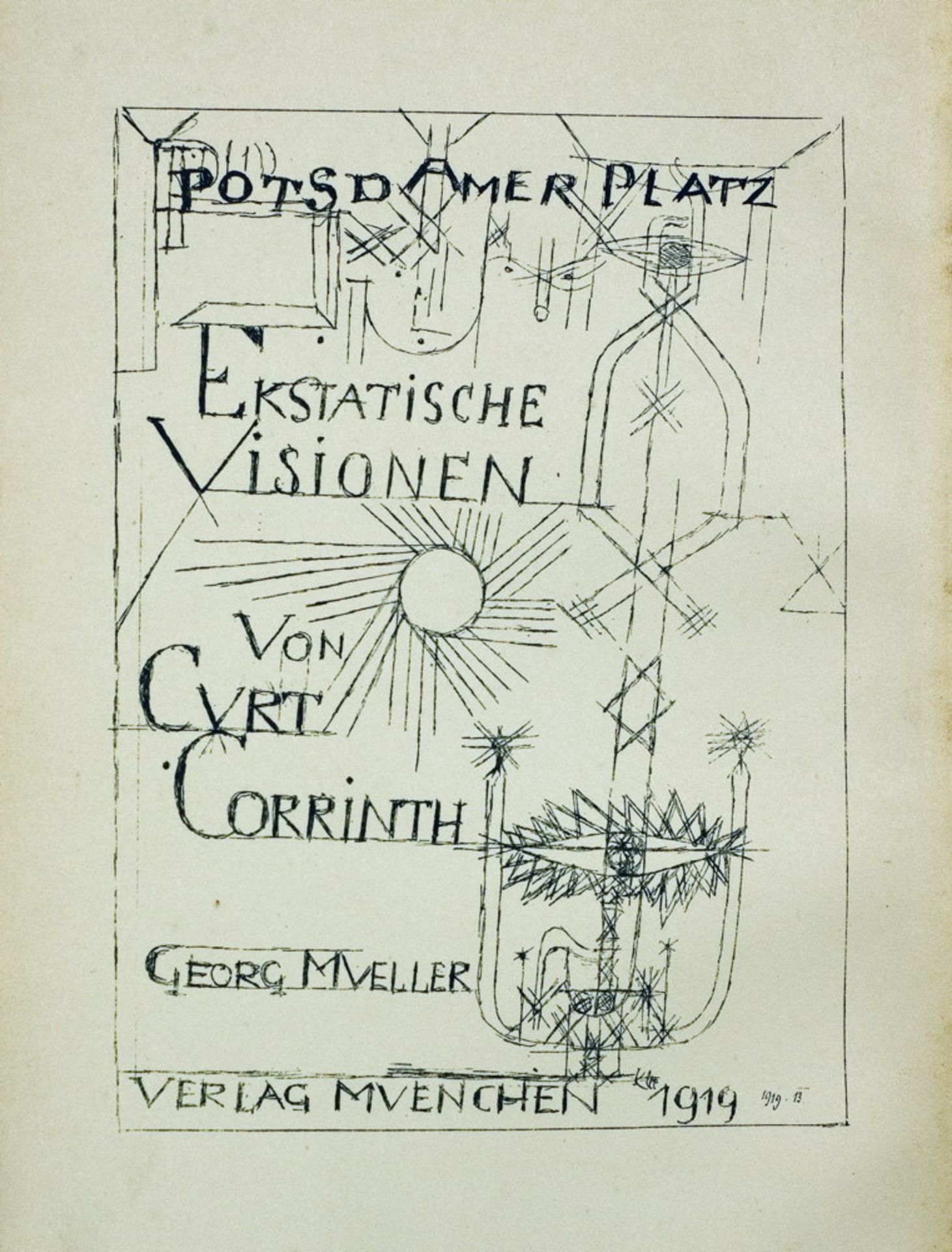 Paul Klee - Curt Corrinth. Potsdamer Platz - Bild 2 aus 3